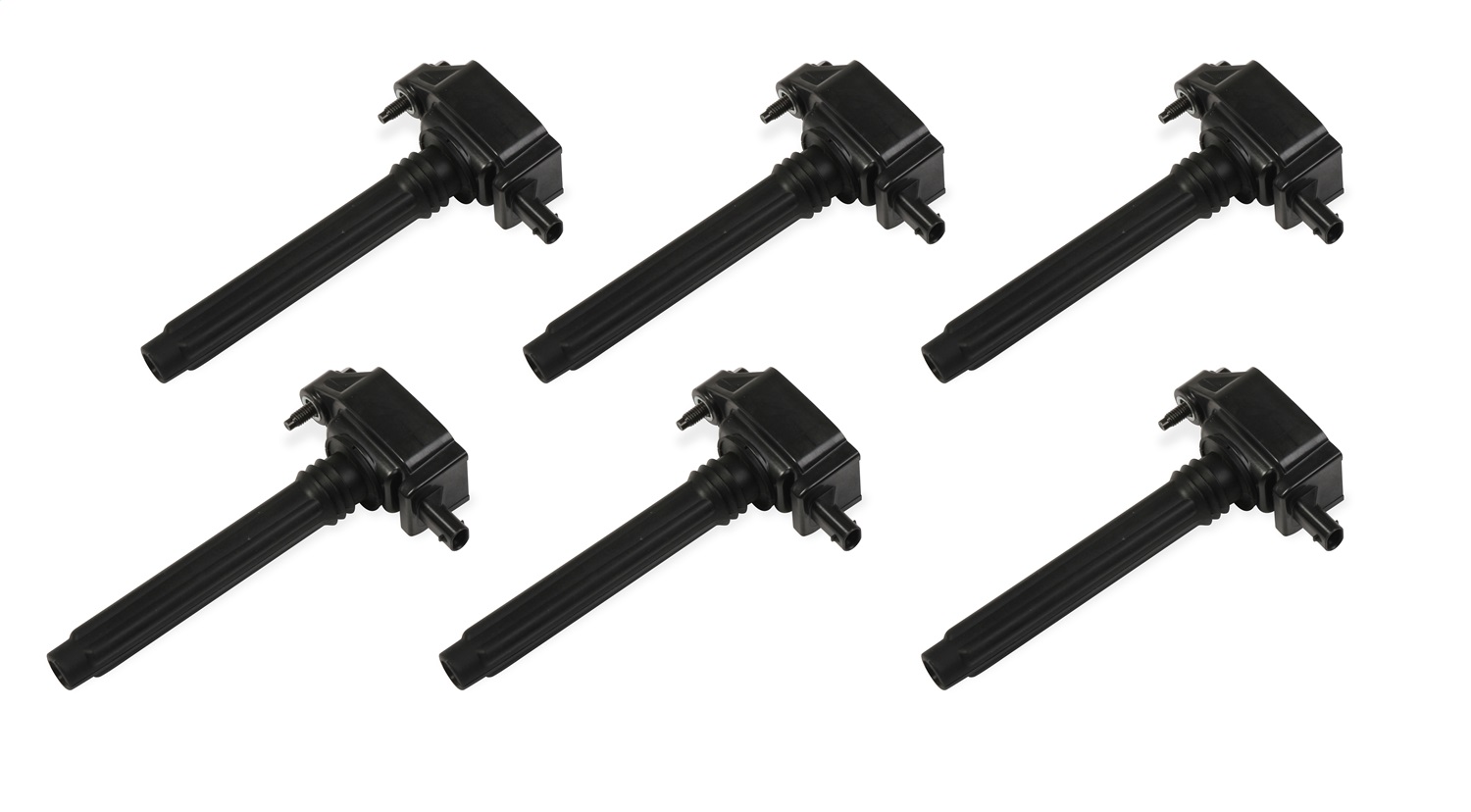 Blaster Direct Ignition Coil Set; Direct Bolt-In Replacement; Black; 6-Pk; - 827363