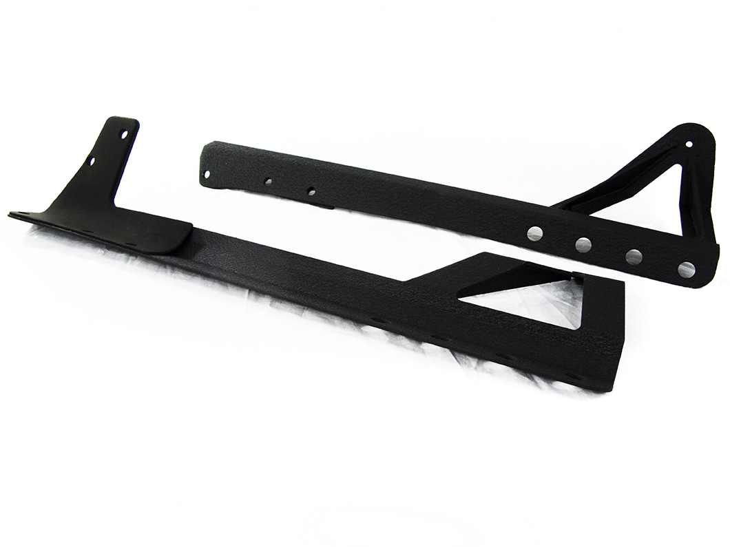 07-17 Jeep Wrangler JK 50 Light Bar Window Pillar Brackets