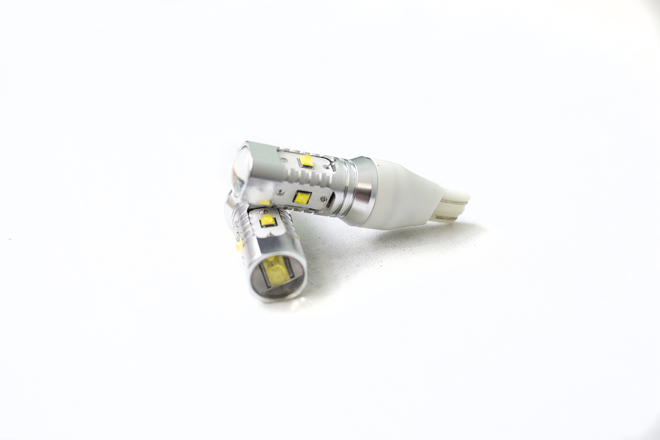 T15 BLAST Series Hi Power 10W CREE LED Replacement Bulbs- PAIR (WHITE)