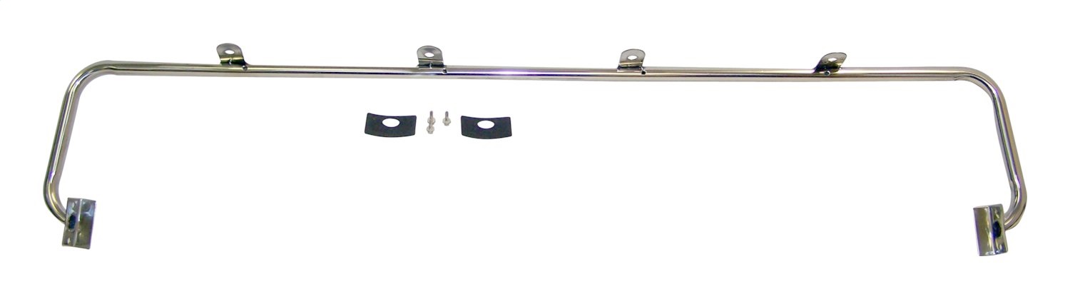 Light Bar, Stainless, w/ 4 Light Tabs