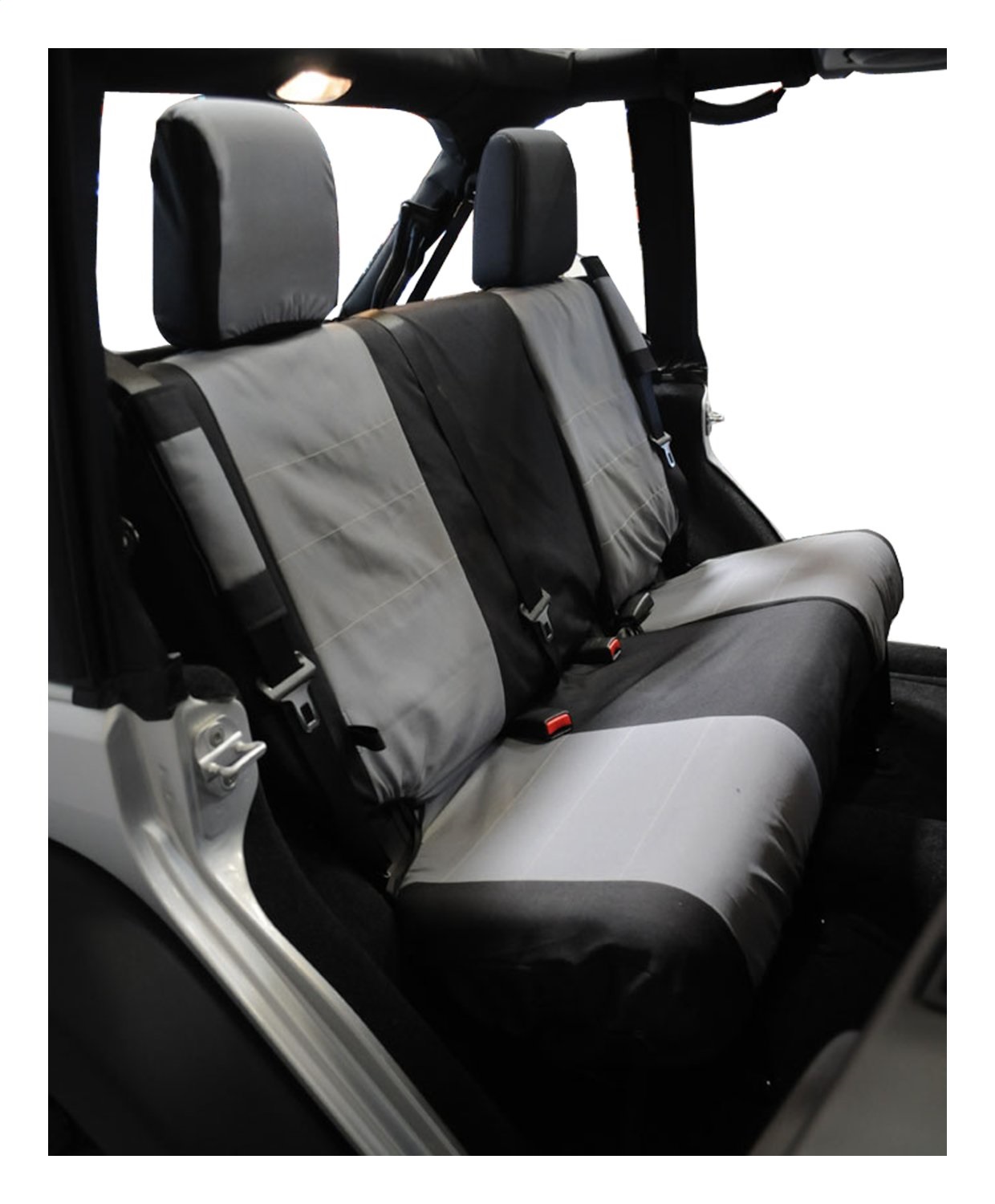 Rear Polycanvas Seat Cover for 2007-2011 Jeep JK Wrangler w/ 2-Doors