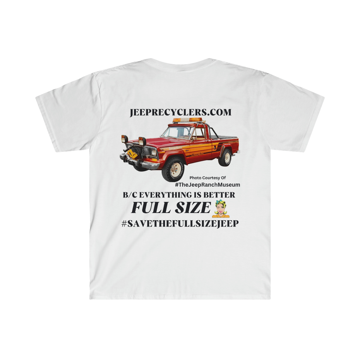 #SAVETHEFULLSIZEJEEP Snow Boss Short Sleeve T