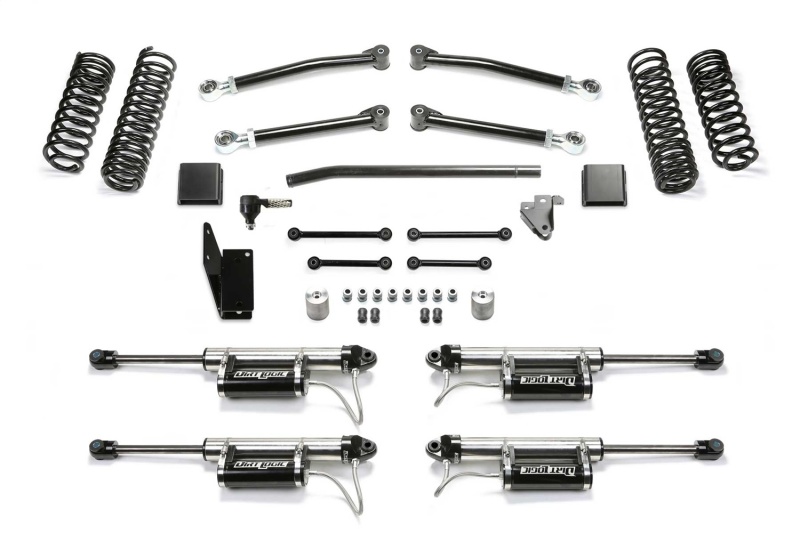 Fabtech 2020 Jeep Gladiator JT 6 Cyl 4WD 5in Trail System w/DL 2.25 Resi Shocks