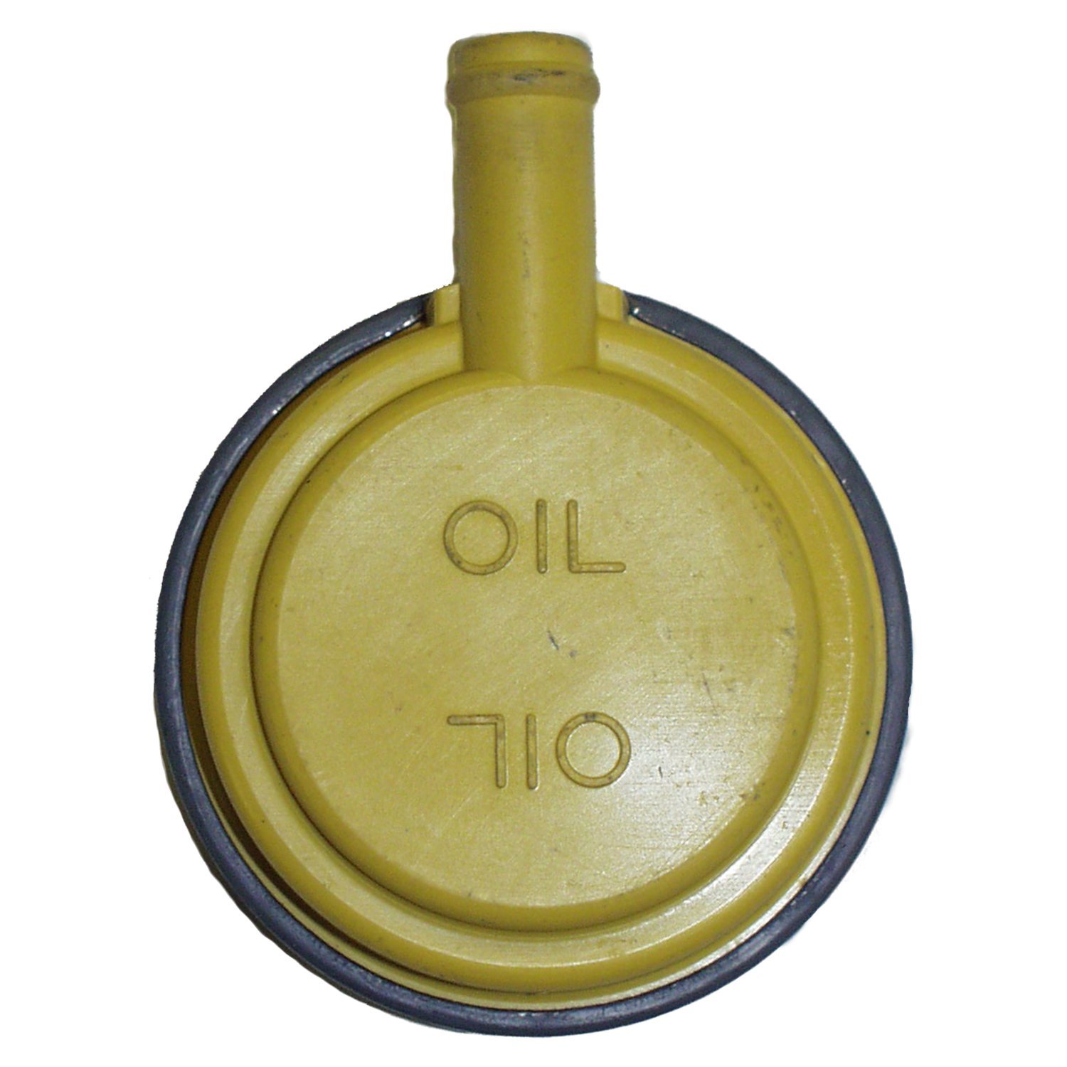 Yellow Plastic Oil Filler Cap 1970-91 Full Size Jeeps w/ 5.9L or 6.6L Eng