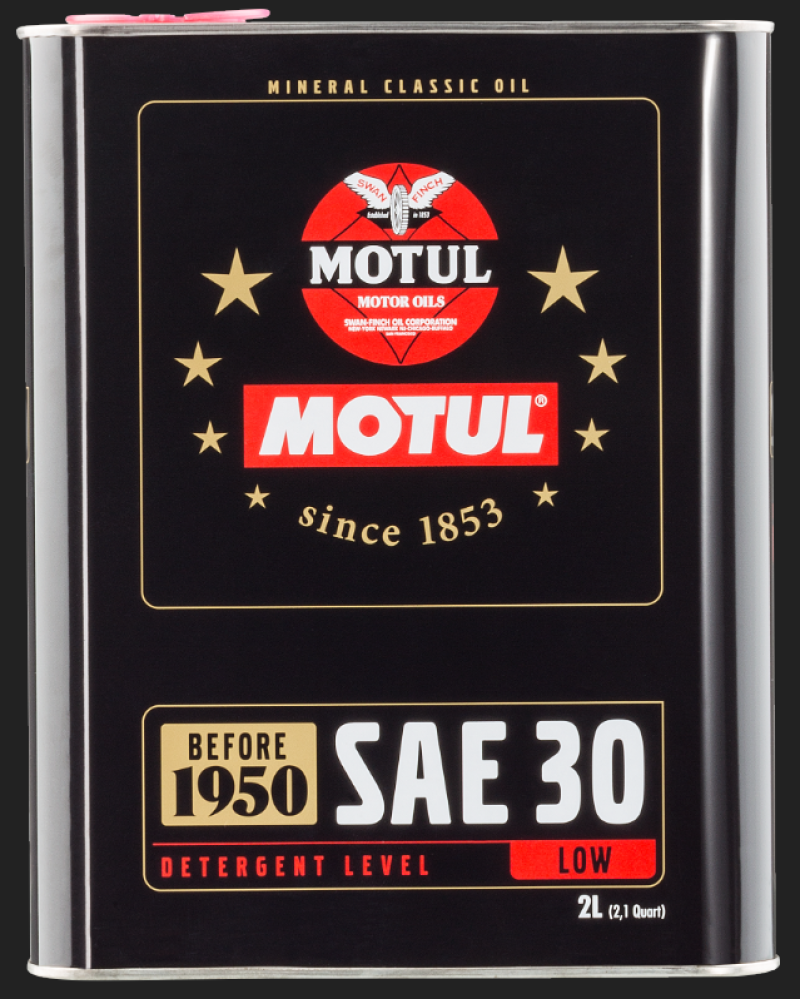 Motul Classic SAE 30 Oil - 6x2L - Case of 6