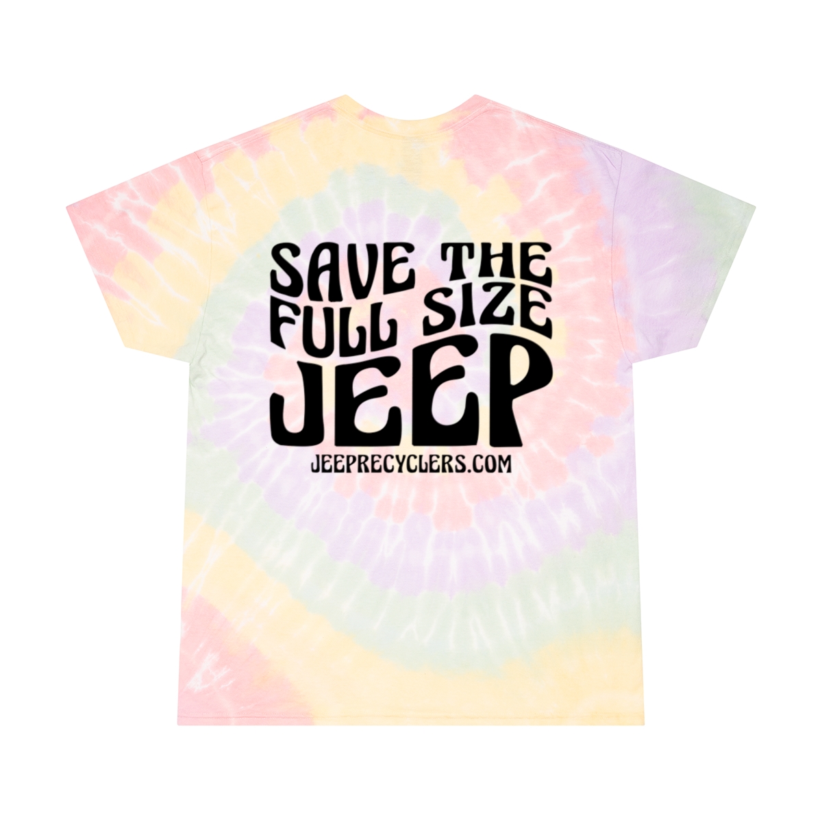 Save the Full Size Jeep Retro Tie Dye J10 T-shirt