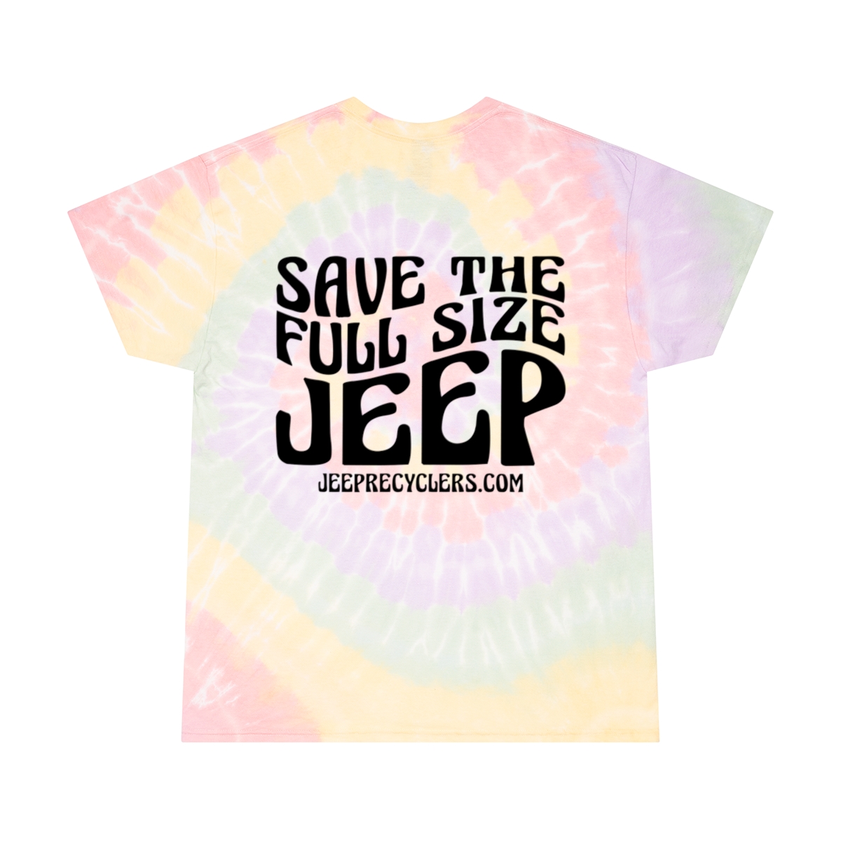 Save the Full Size Jeep Retro Tie Dye Cherokee SJ T-shirt