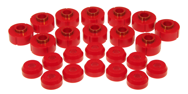 1963-1991 Wagoneer, Cherokee Body Mount Bushings - Red