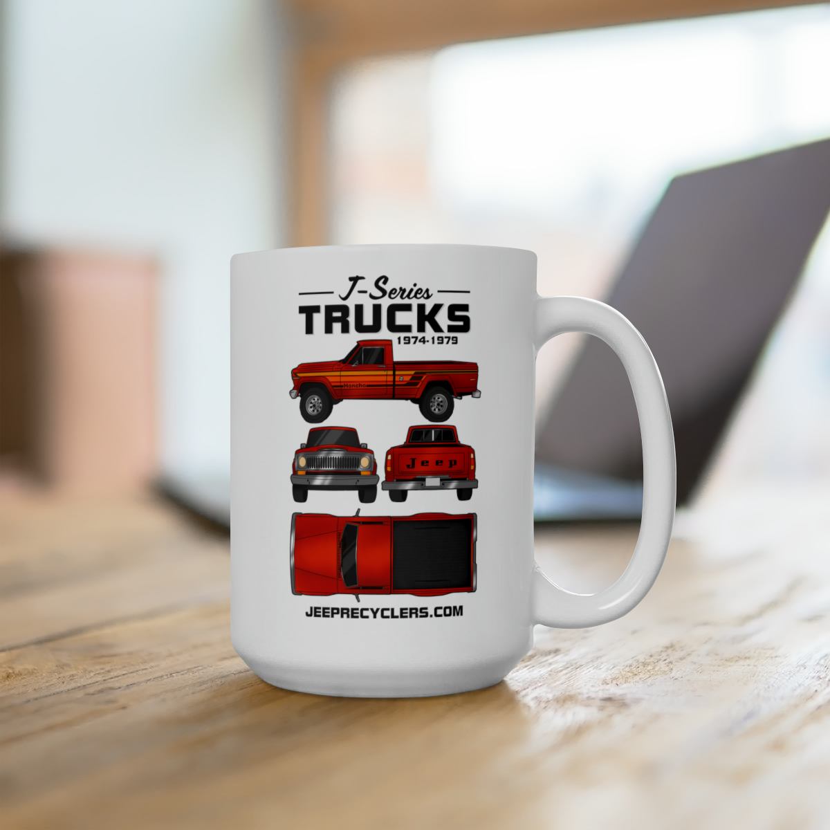 Jeep Honcho J-Series Design 15 oz Ceramic Mug