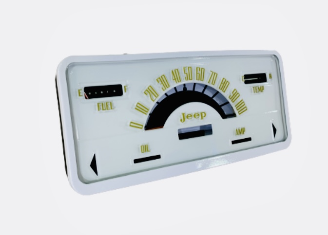 1963-65 Full Size Jeep, Wagoneer, Gladiator Restored Instrument Gauge Cluster