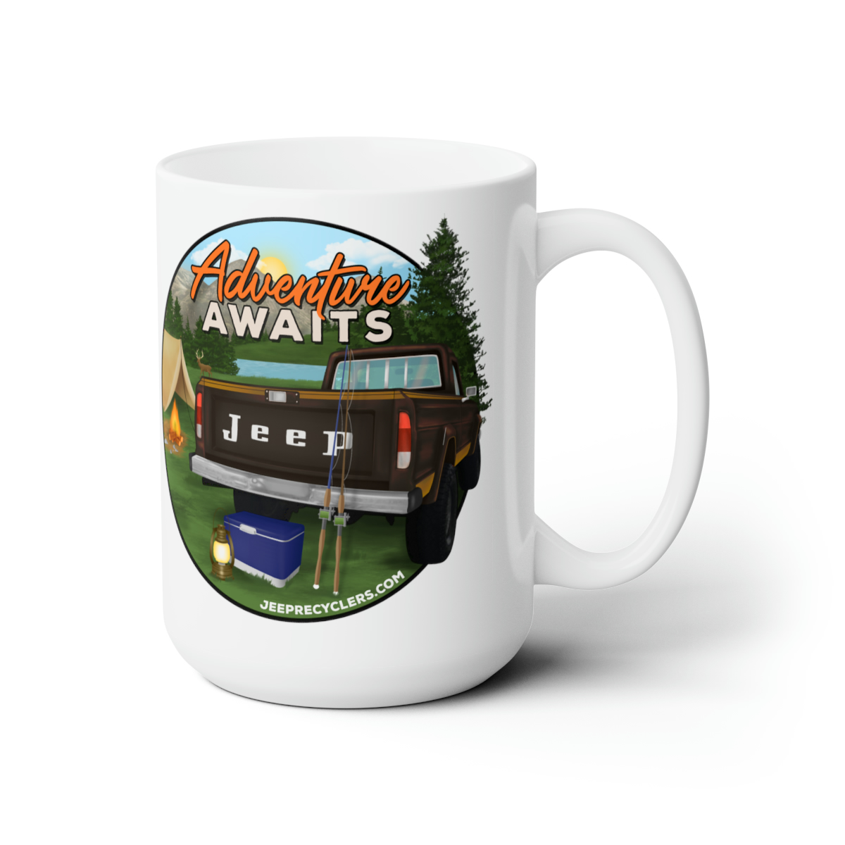 Adventure Awaits Golden Eagle J10 Custom Ceramic Mug