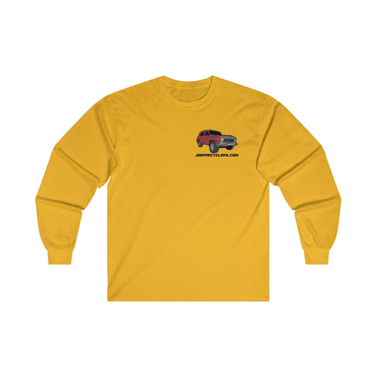 Stars, Stripes & 4WD Red Cherokee SJ Long Sleeve T-shirt