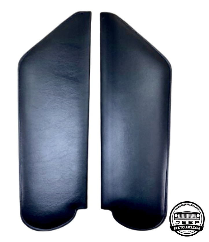 FSJ Premium Black Re-Upholstered Sun Visor Set (1963-1973) – Made in USA