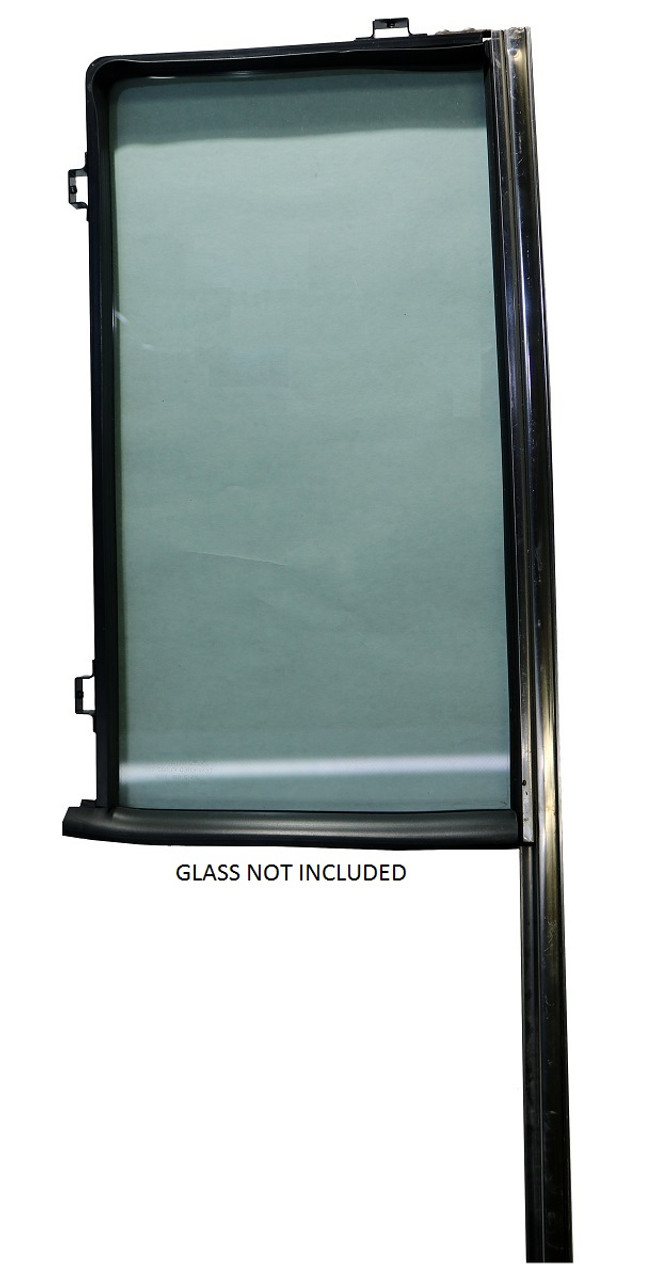 Full Size Jeep 1968-1991 Wagoneer, Grand Wagoneer, Cherokee Rear Door Division Glass Frame & Weatherstrip Kit W/Hardware Set