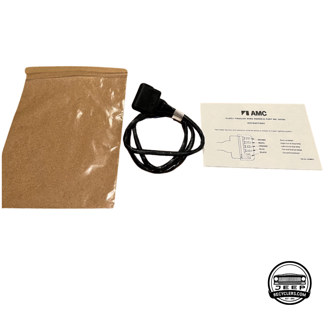 1963-1991 Full Size Jeep 5 Pin Class 1 Factory Hitch Trailer Harness