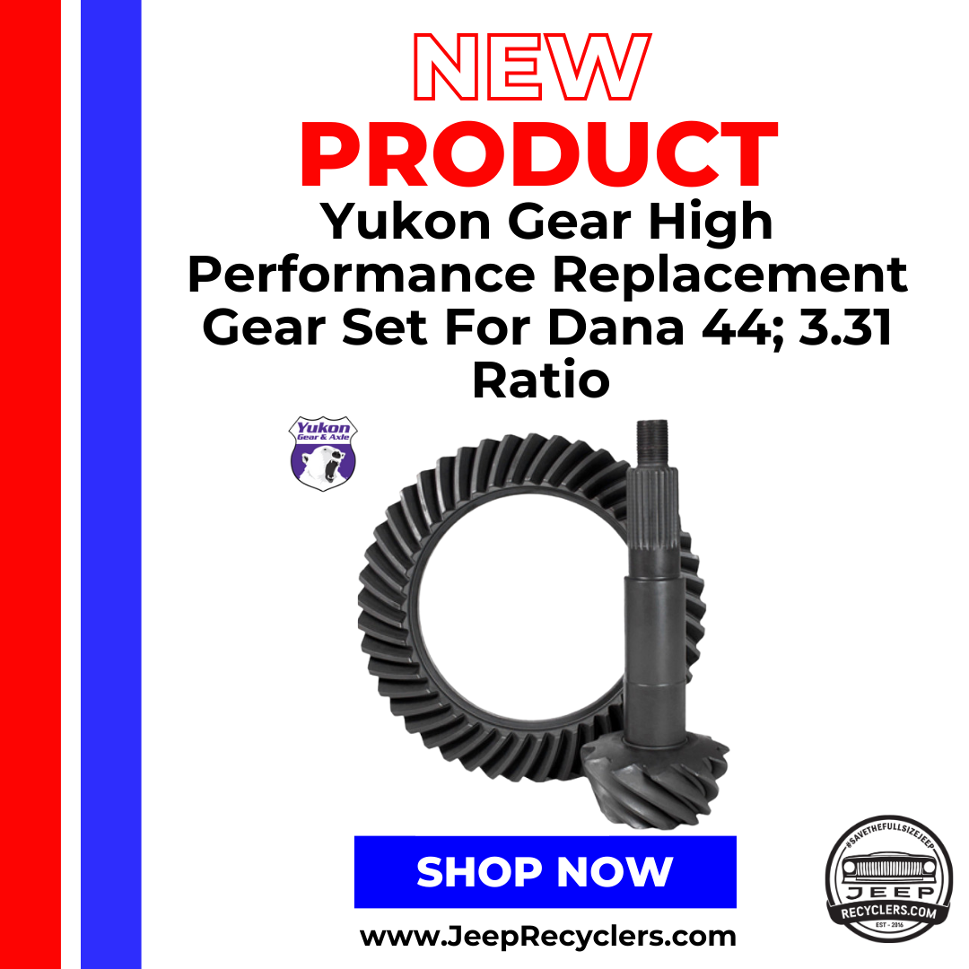 Yukon Gear High Performance Replacement Gear Set For Dana 44 in a 3.31 Ratio