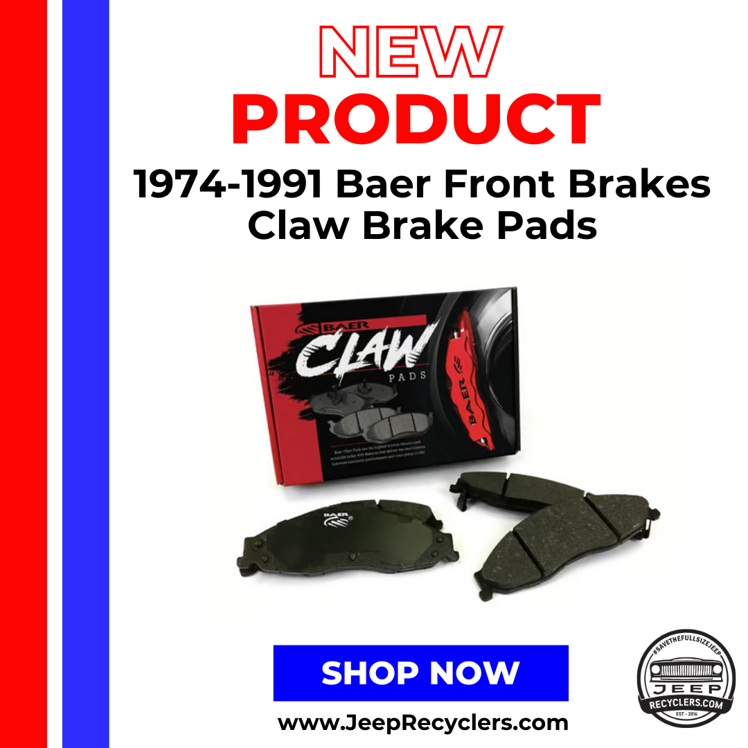 1974-1991 Baer Front Brakes Claw Brake Pads