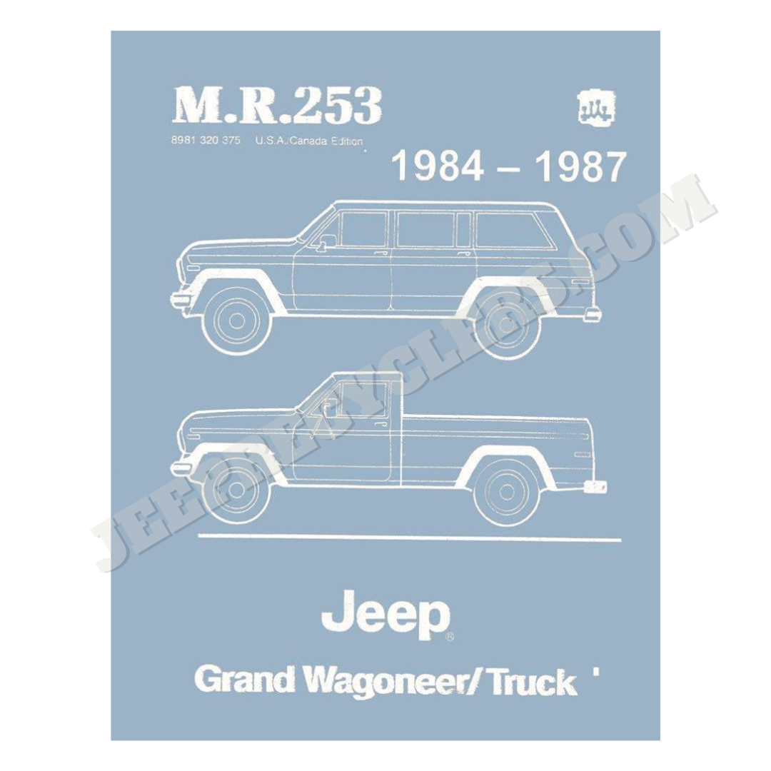 1984-1987 Grand Wagoneer & J-Truck Body, Chassis & Electrical Service Manual