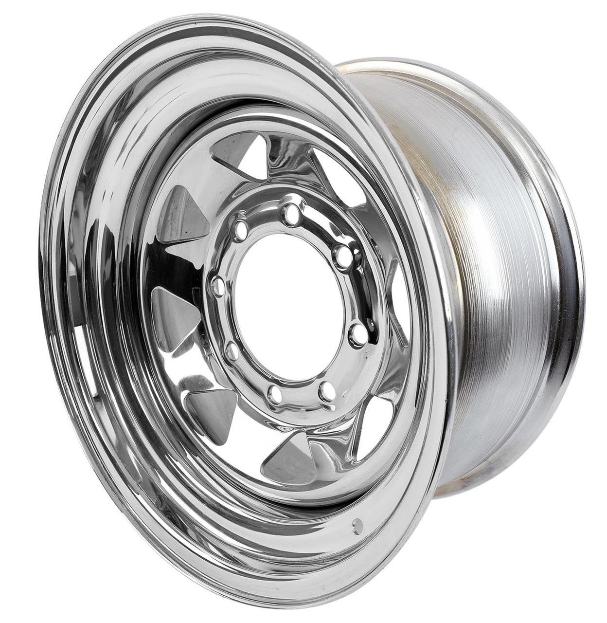U.S. Wheel -8 SPOKE (SERIES 75) 15 x7, 6 Lug, 4.50 Backspace