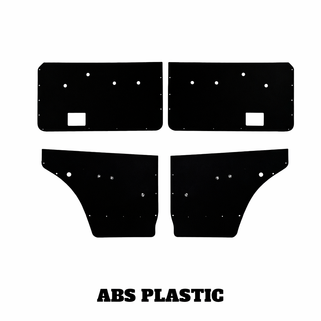 1973-1983 Front & Rear Door (Manual) Interior Door Card Set