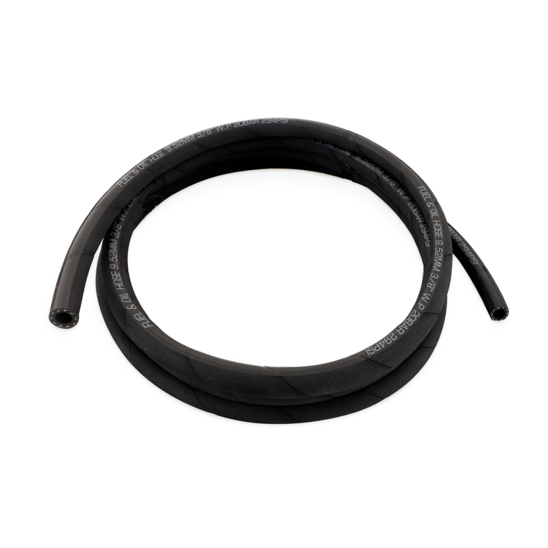 Push Lock Hose, Black, -6AN, 20 ft Length