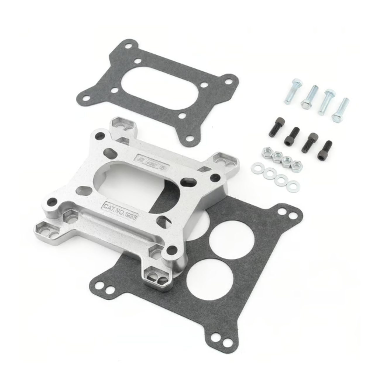 Mr. Gasket 4-barrel to 2-barrel squarebore carburetor adapter kit