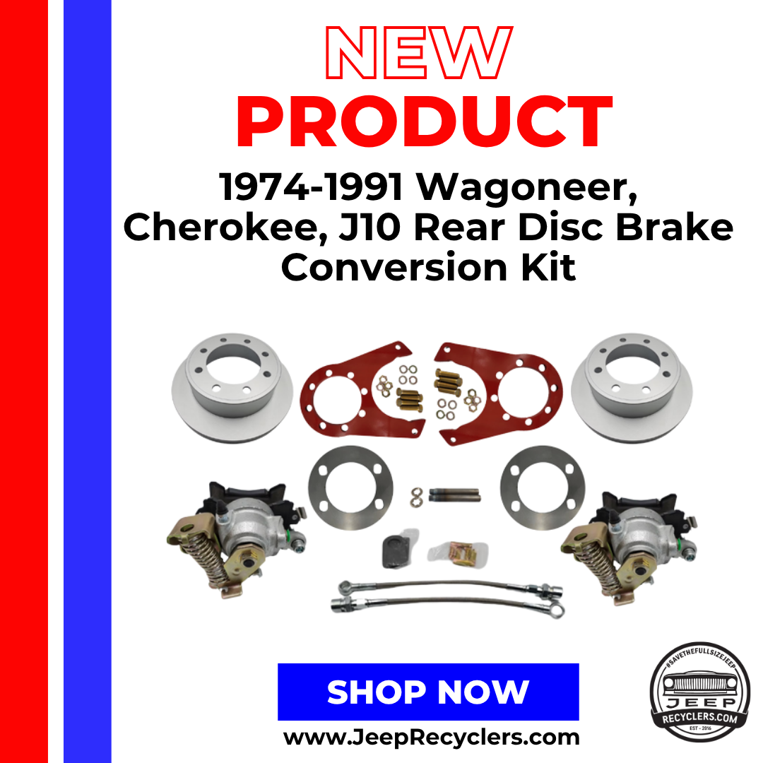 1974-1991 Wagoneer, Cherokee, J10 Rear Disc Brake Conversion Kit