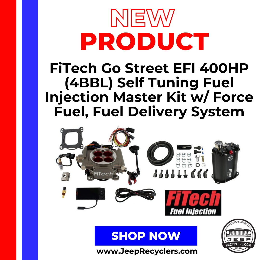 FiTech Go Street EFI 400HP (4BBL) Self Tuning Fuel Injection Master Kit w/ Force Fuel, Fuel Delivery System