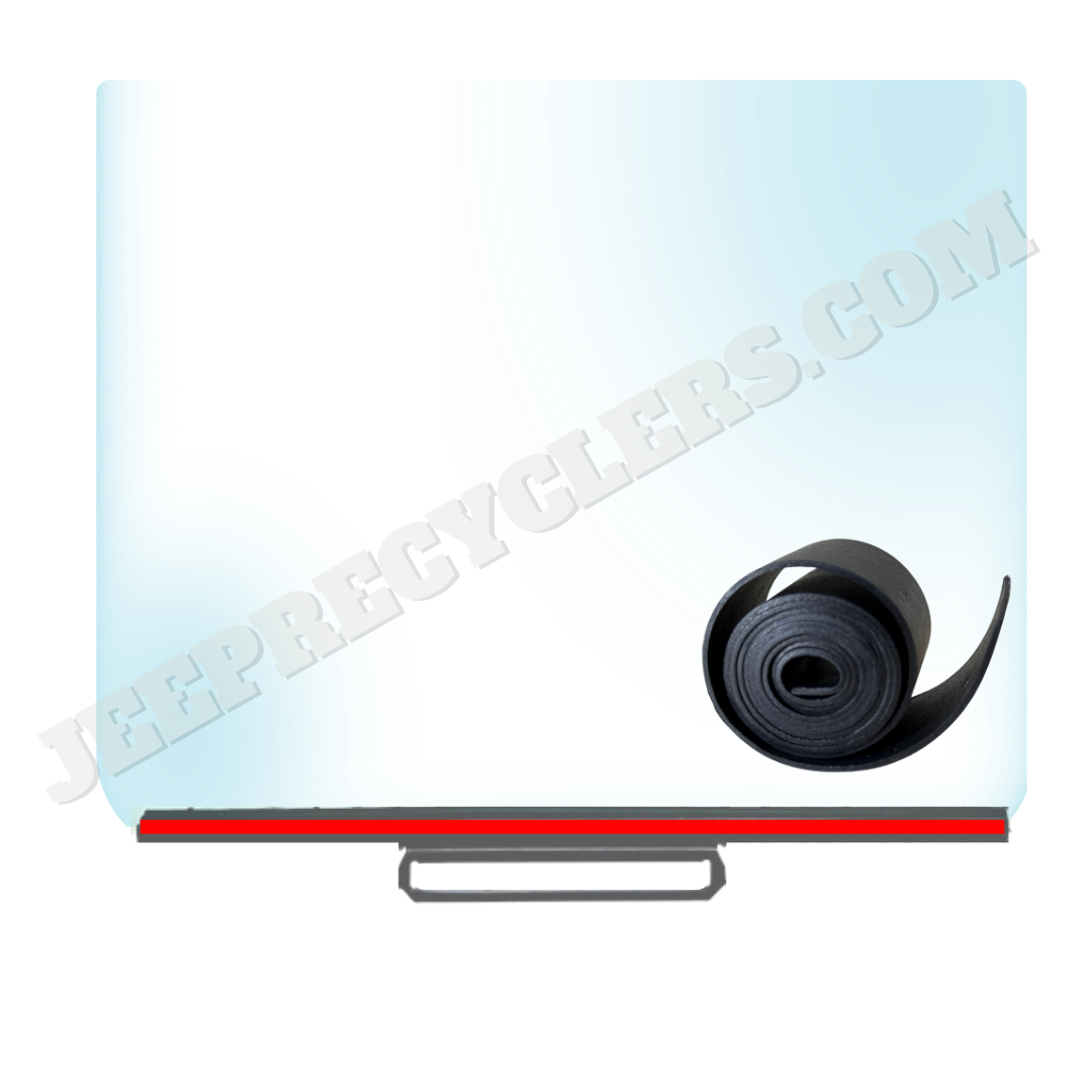 1963-1989 Manual Door Window Glass Setting Seal
