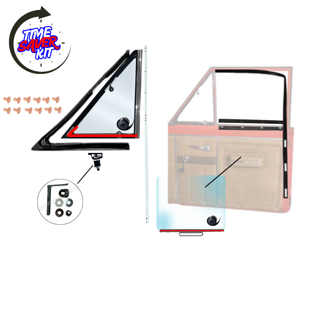 Jeep gladiator vent window kit