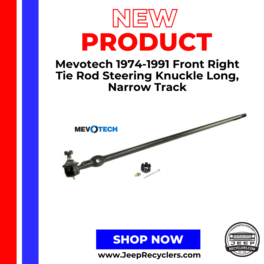 Mevotech 1974-1991 Front Right Tie Rod Steering Knuckle Long, Narrow Track