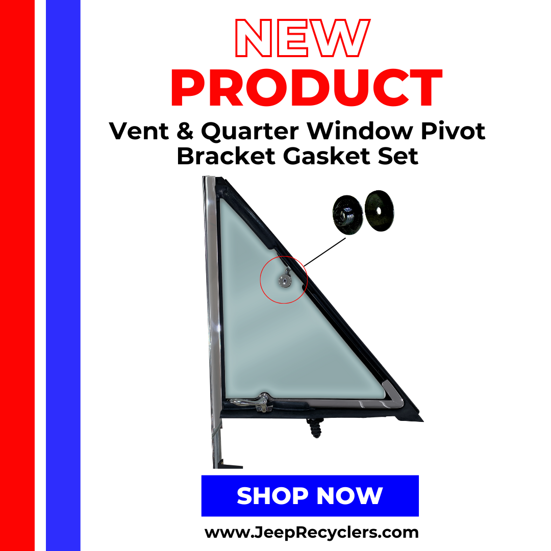 Vent & Quarter Window Pivot Bracket Gasket Set
