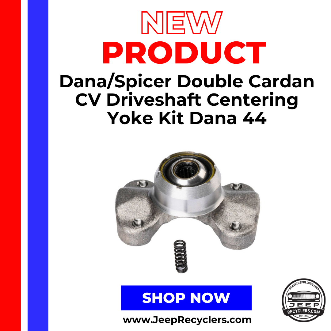 Double Cardan CV Driveshaft Centering Yoke Kit Dana 44
