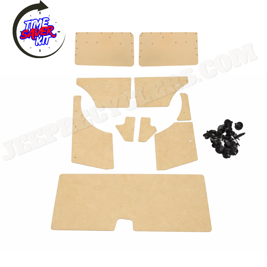 1963-1972 10 Piece Wagoneer (Manual) Interior Door Card Master Kit
