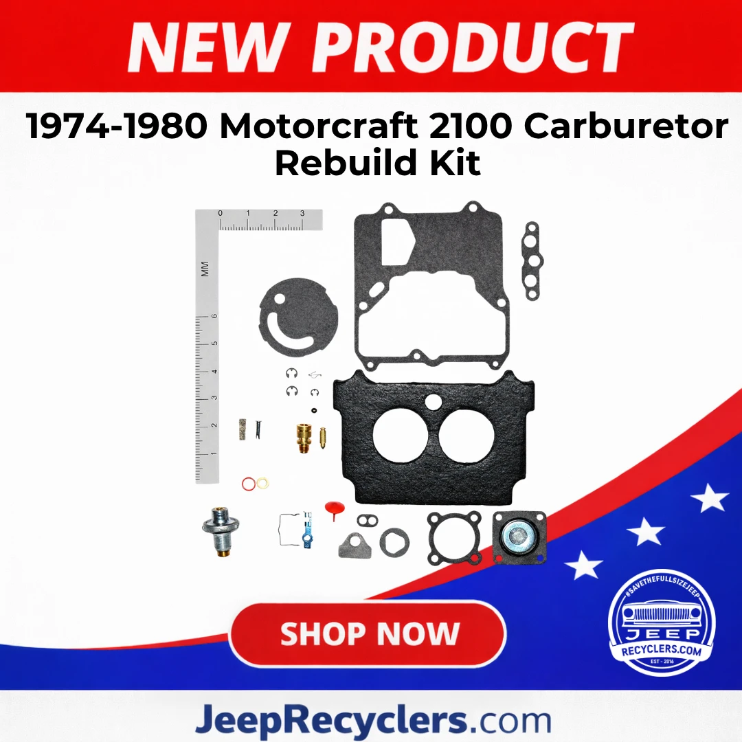 1974-1980 Motorcraft 2100 Carburetor Rebuild Kit