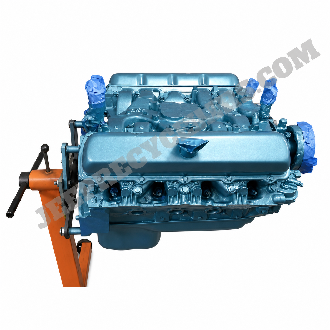 AMC Engine Blue Paint