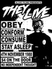 They Live DIY Punk Flyer T-Shirt