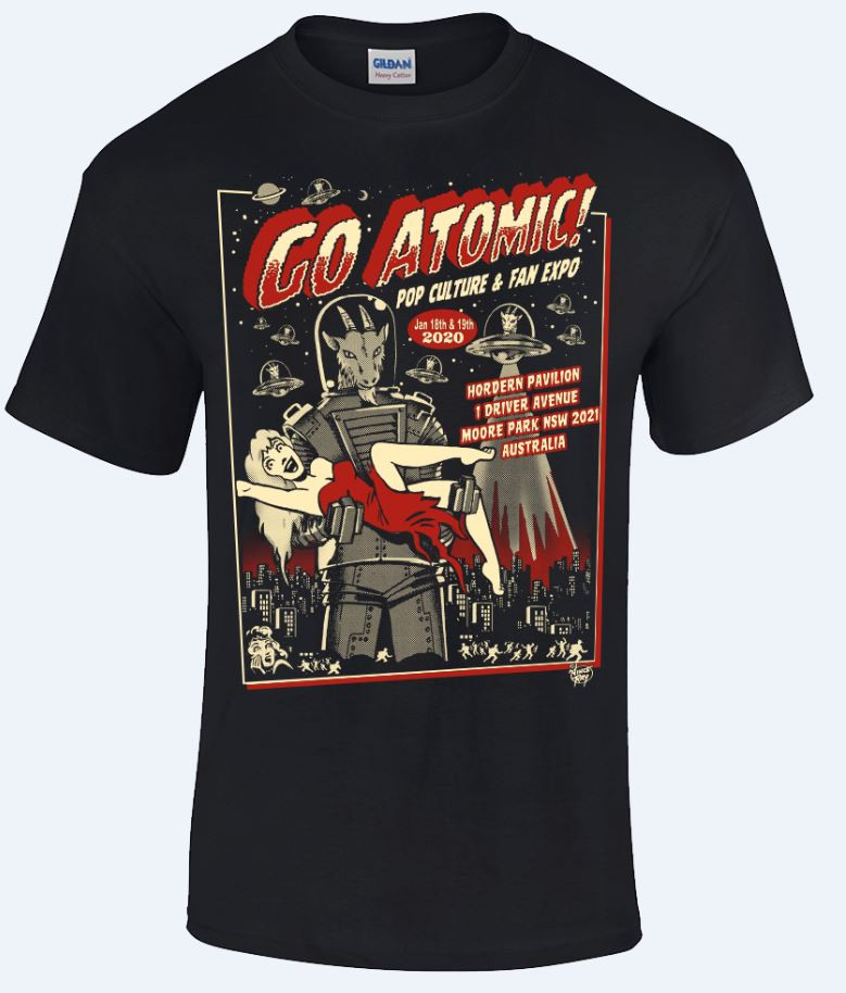 Go Atomic! T-shirt (S and M)