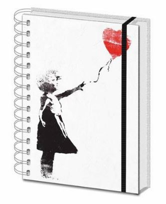 Banksy - Balloon Girl - Spiral Notebook (A5)