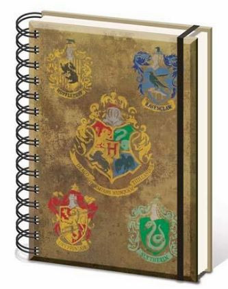 Harry Potter - Crests - Spiral Notebook (A5)