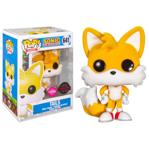 Sonic the Hedgehog - Tails Flocked US Exclusive Pop! Vinyl [RS]
