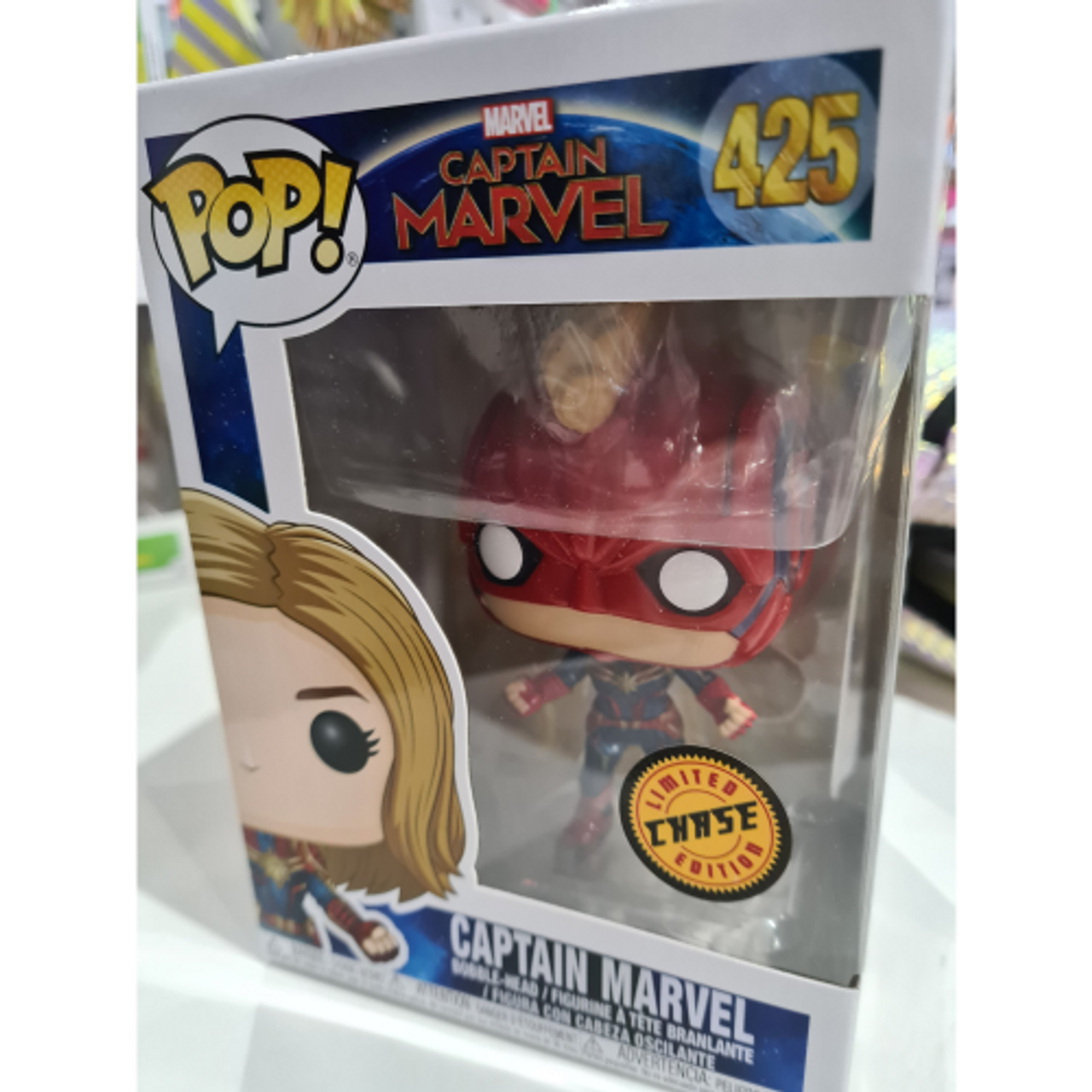 funko pop captain marvel chase