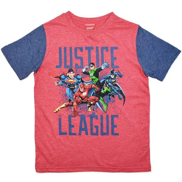 DC Comics - Justice League T-Shirt Red (Child/Teen)