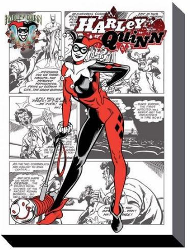 Canvas - DC Comics - Harley Quinn Comic 60x80cm