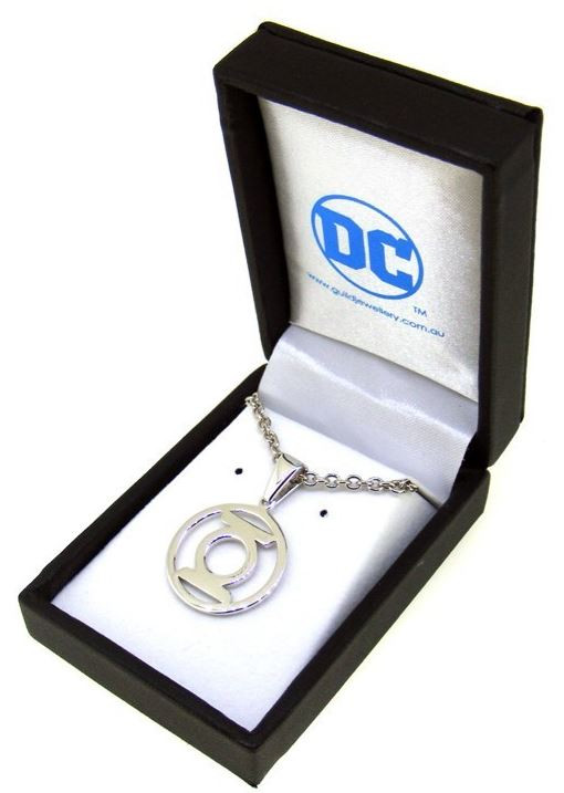 Green Lantern Sterling Silver Pendant