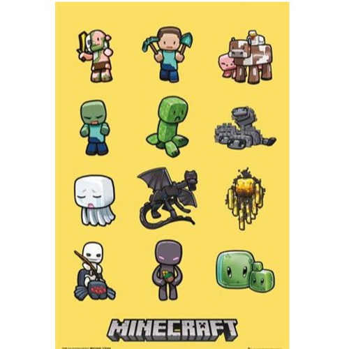 Poster - Minecraft - Characters