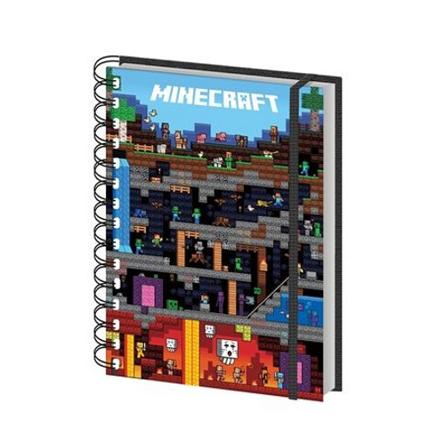 Minecraft - Worldly - Spiral Notebook (A5)