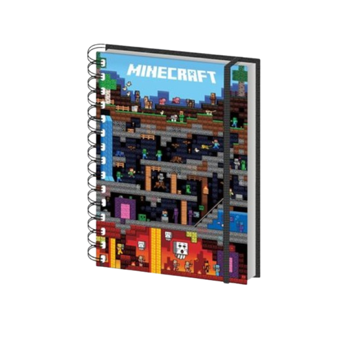 Minecraft - Worldly - Spiral Notebook (A5)