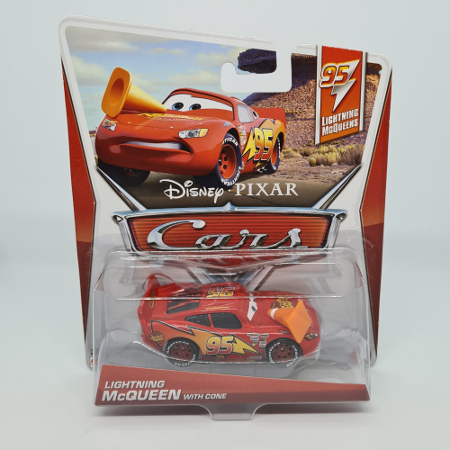 Cars - 95 Lightning McQueens - LIGHTNING MCQUEEN with cone Diecast (2012)