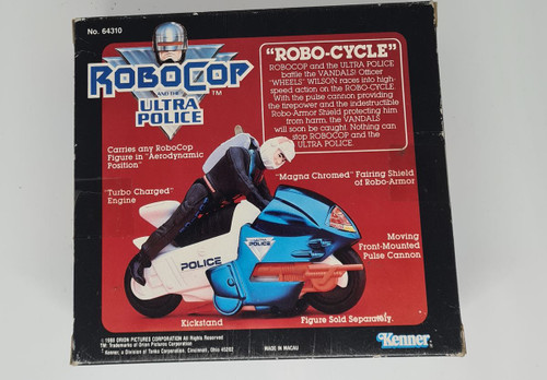 Robocop and the Ultra Police - ROBO-CYCLE Vehicle with Fairing Shield of Robo-Armor and Moving Pulse Cannon (1988)